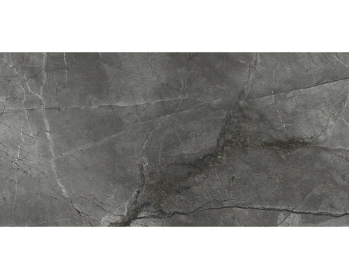 Wand- en vloertegel Tierra antraciet 60x120 cm gerectificeerd