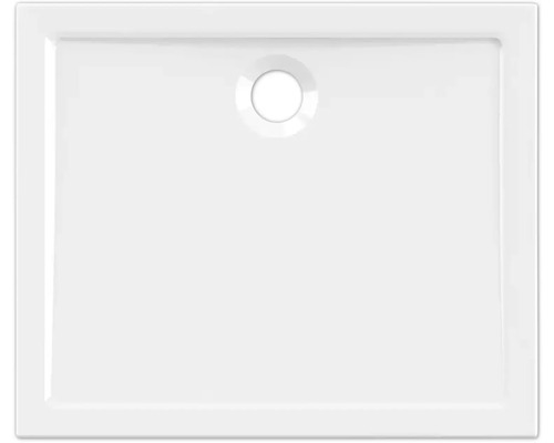 Rechthoekige douchebak met afvoer