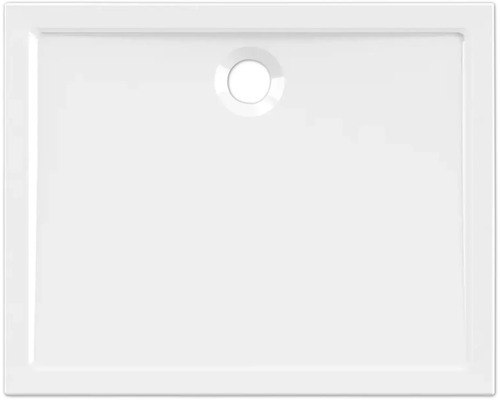 Rechthoekige douchebak met afvoer