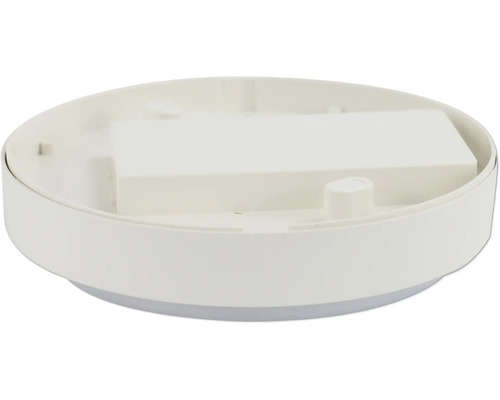 Binnenaanzicht van een ronde led-plafondlamp met kunststof behuizing