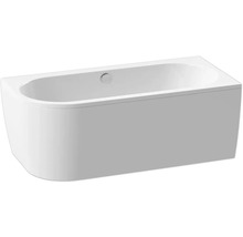 FORM&STYLE Half vrijstaand ligbad Sansibar rechts 75x160x60 cm wit