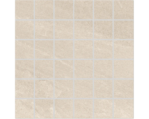 Mozaïektegel met vierkante stenen