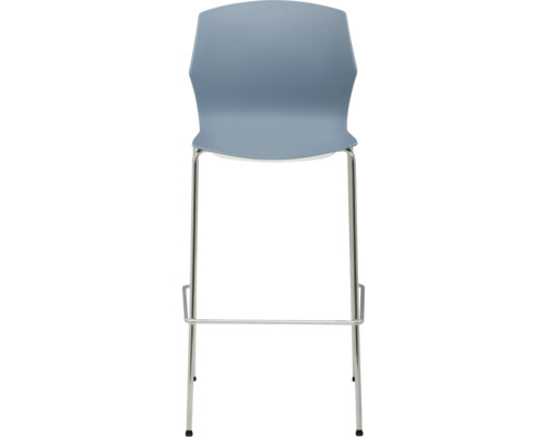 Barhocker met zitschaal en metalen frame