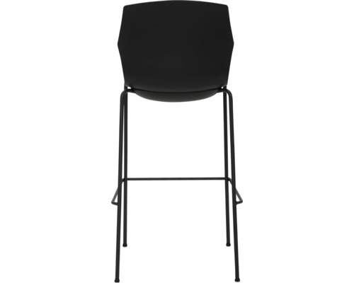 Barhocker met stalen frame en zitschaal