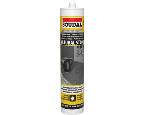 SOUDAL Natuursteen Siliconenkit marmergrijs 300 ml