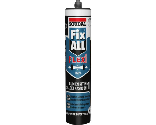 SOUDAL Fix All Flexi zwart kitkoker 290 ml