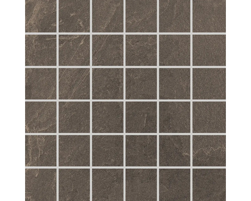 Mozaïektegel natuursteen Meran brons 29,7x29,7 cm Mozaïektegel van steengoed
