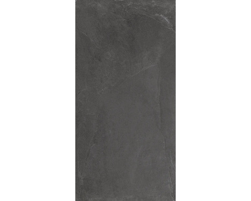 Donkere vloertegel met steenlook voor binnen- en buitengebruik