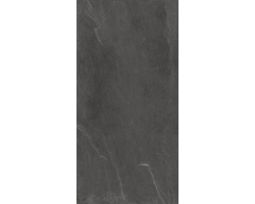 Donkergrijze vloertegel van porseleingres