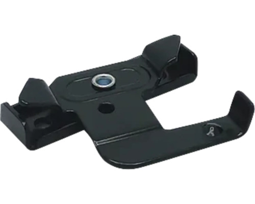 SOLUNA Schaarsteun plafond 50 mm zwart