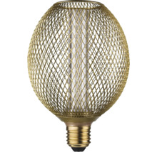 Decoratieve goudkleurige ledlamp met draadkap
