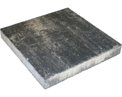 LUSIT Terrastegel Crescendo grijs/zwart 40 x 40 x 5 cm Vierkante betontegel voor buiten