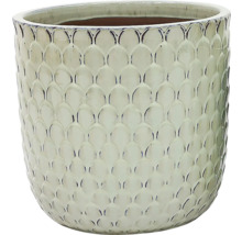 Decoratieve bloempot met schubbenpatroon