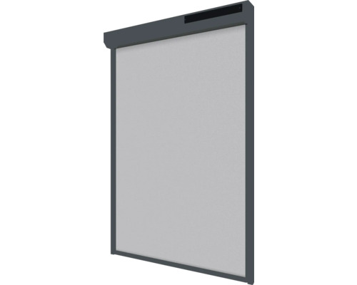 SOLUNA Solar Ritsscreen 100x100 cm op zonne-energie, antraciet Raam met insectenhor