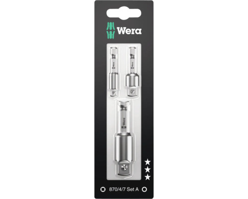 WERA Adapter 870/4/7 Set A SB, 3‑delig