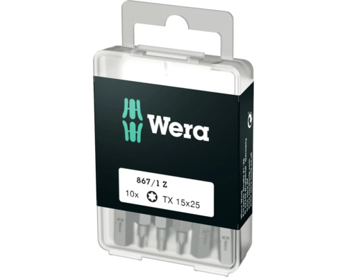 WERA Bit 867/1 Torx TX 15x25 mm, 10 stuks