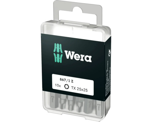 WERA Bit 867/1 Torx TX 25x25 mm, 10 stuks