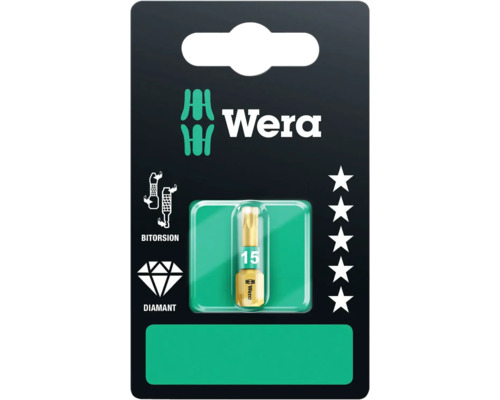 WERA Bit 867/1 BDC Torx TX 15x25 mm, 1 stuk