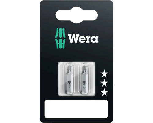 WERA Bit 855/1 Z SB Kruiskop PZ 2x25 mm, 2 stuks