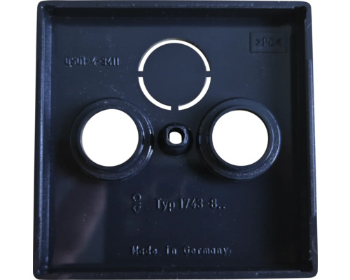 Inbouw afdekking voor elektrische installatie