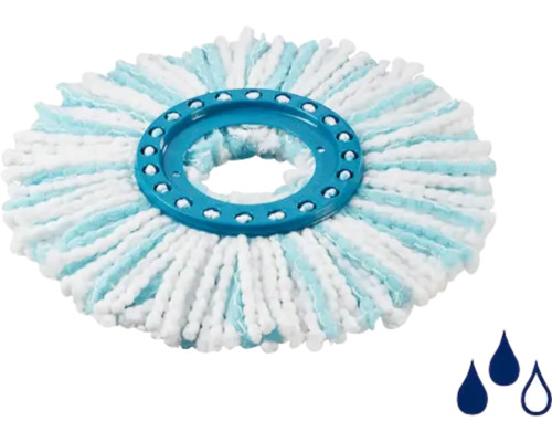 Vervangkop voor vloerwisser met katoenen draden