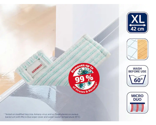 Leifheit Vloerdoek Micro Duo XL 42 cm op vloer