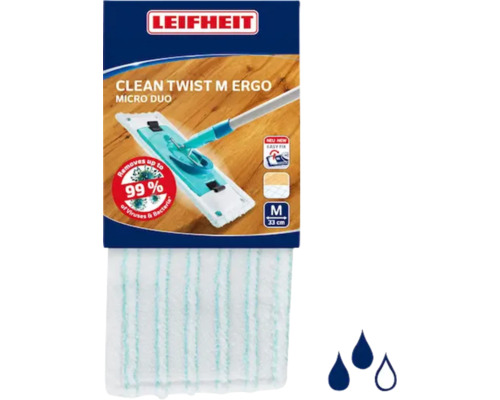 Leifheit Clean Twist M Ergo Micro Duo vloermopdoek
