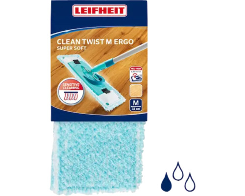 Leifheit Clean Twist M Ergo Super Soft vloerwisserdweil