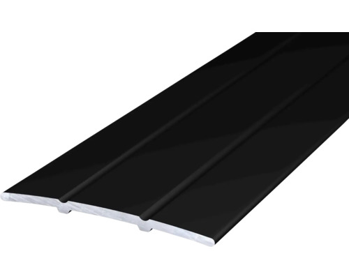 PRINZ Overgangsprofiel aluminium zwart 38 mm x 1 m Zwarte aluminium plint