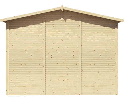 Houten tuinhuis met zadeldak