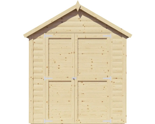 Houten tuinhuis met dubbele deur