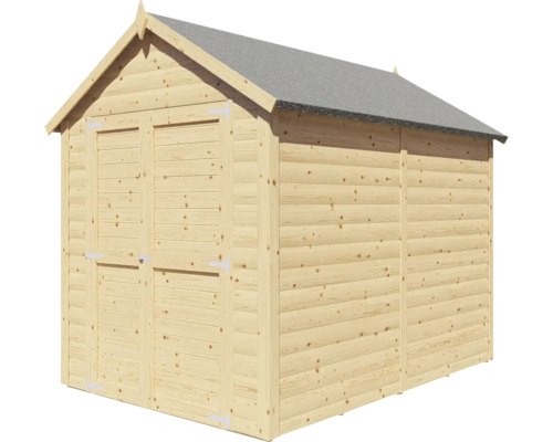 Houten tuinhuis met zadeldak