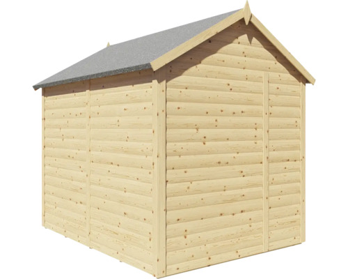 Houten tuinhuis met zadeldak
