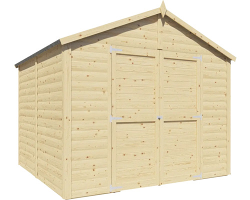 Houten tuinhuis met dubbele deur