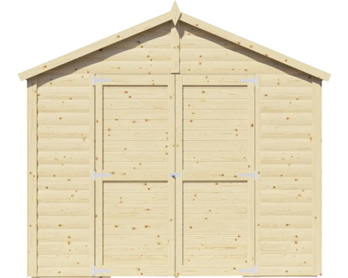 Houten tuinhuis met dubbele deur