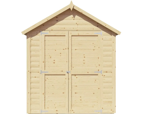 Houten tuinhuis met dubbele deur