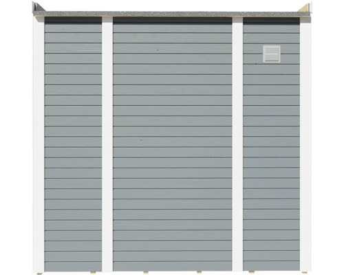 Houten tuinhuiswand met ventilatie