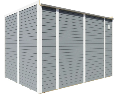 Houten tuinhuis met horizontale bekleding