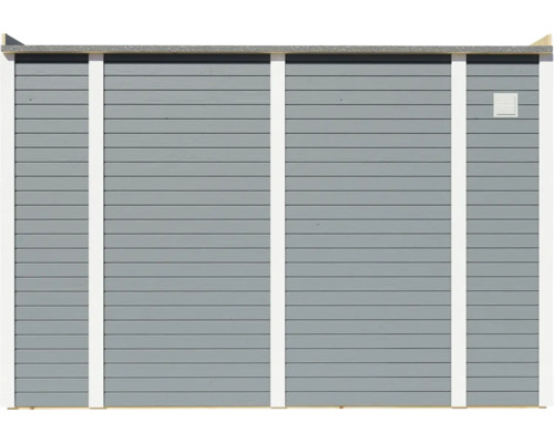 Houten tuinhuis zijwand met ventilatie