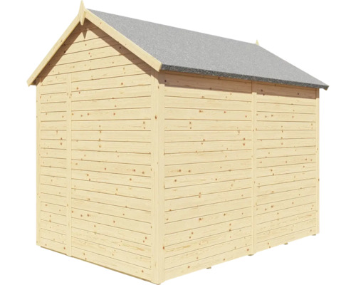 Houten tuinhuis met zadeldak