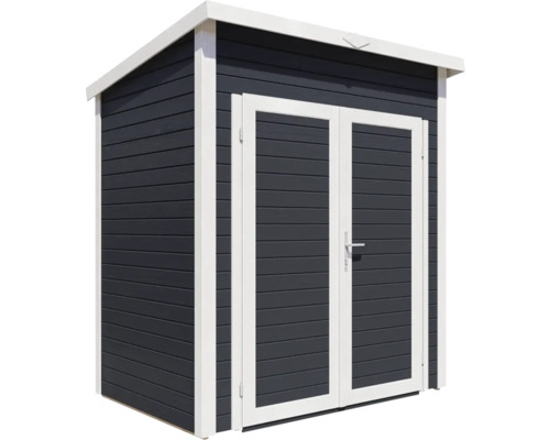 Houten tuinhuis met dubbele deur