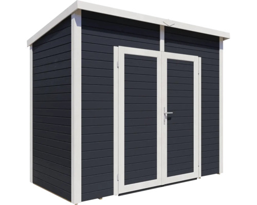 Houten tuinhuis met dubbele deur