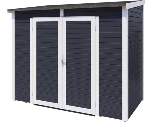 Tuinhuis van hout met dubbele deur