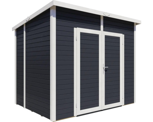 Houten tuinhuis met dubbele deur