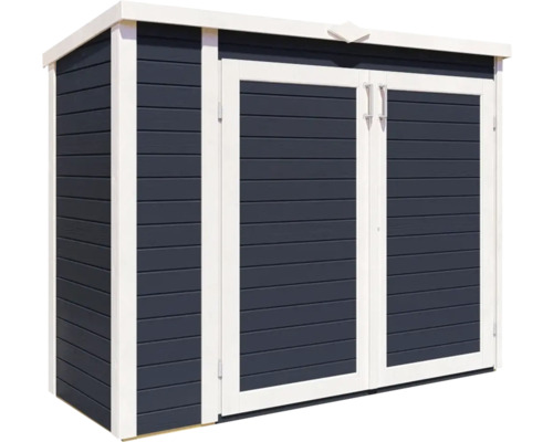 Houten tuinhuis met dubbele deur