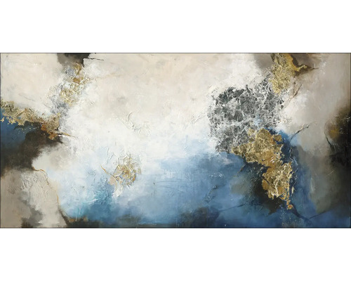 PURE LIVING Schilderij canvas Original Blue 180x90 cm