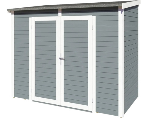 Houten tuinhuis met dubbele deur