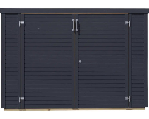 Houten tuinhuis met dubbele deur