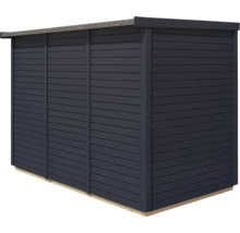 BERTILO Fietsberging - tuinkast Woodline incl. vloer antraciet, 202x106x142 cm-thumb-10 BERTILO Fietsberging - tuinkast Woodline incl. vloer antraciet, 202x106x142 cm-thumb-10