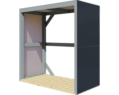 Houtopslag met houten vloer